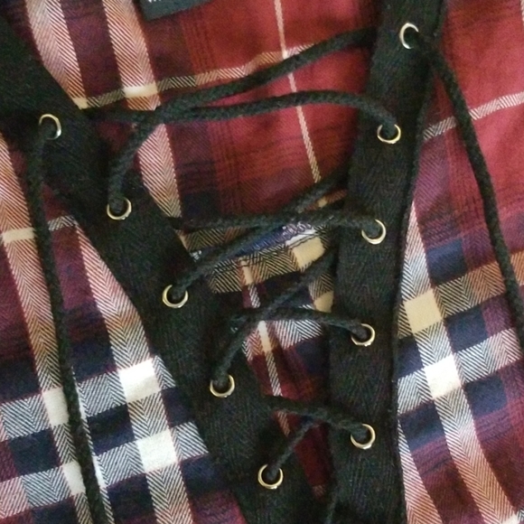 Flannel Shift Dress - Picture 4 of 5